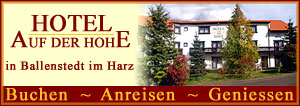 Hotel Auf der Hohe in Ballenstedt im Harz